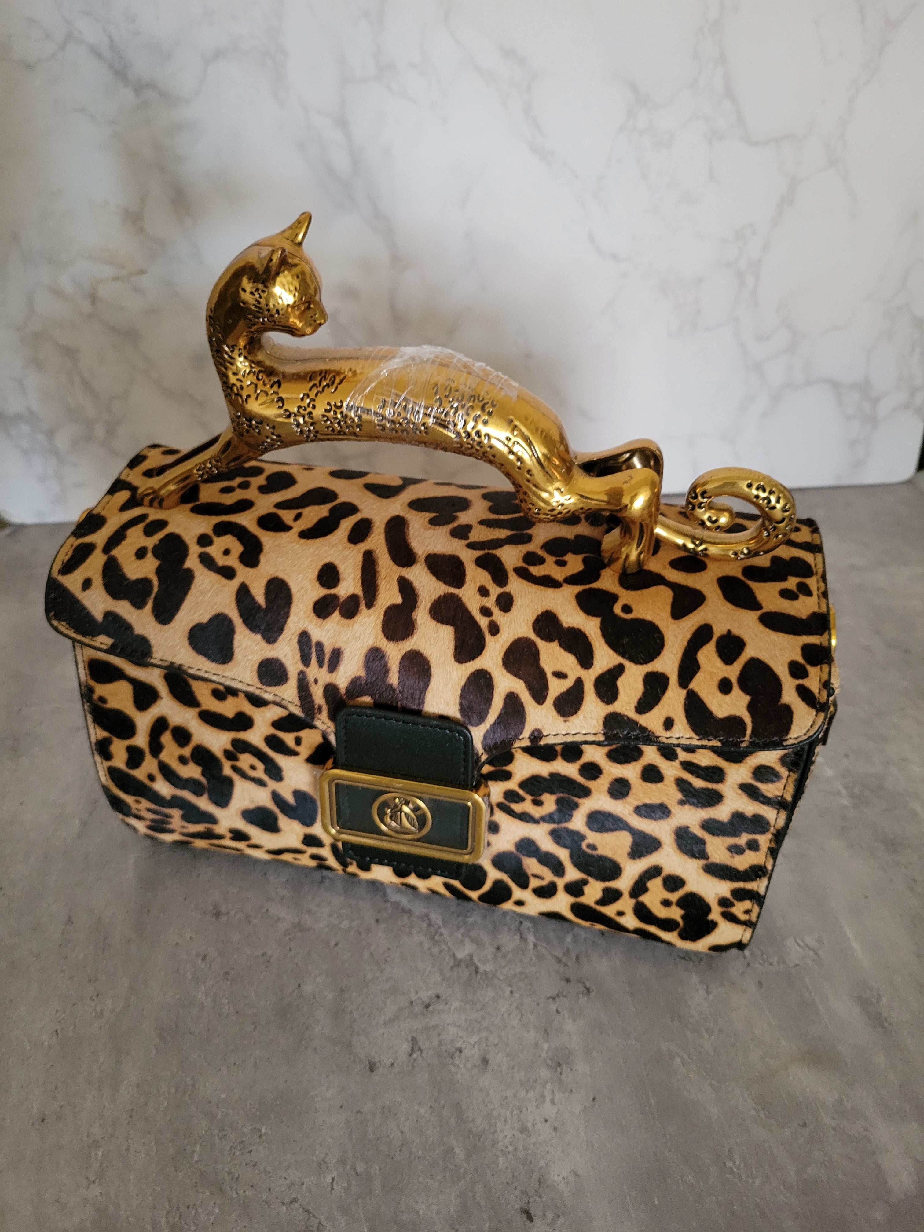 Luxury Animal print leather bag