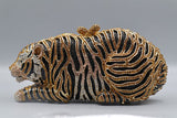 Tiger shaped Luxury Crystal evening purse