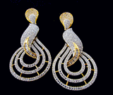 Gold plated earrings