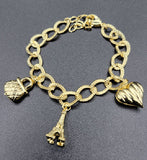 Gold plated bracelet
